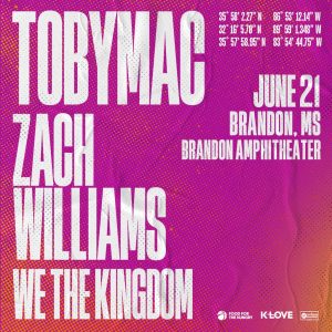 TOBYMAC, Zach Williams, We The Kingdom @ Brandon Amphitheater | Brandon | Mississippi | United States